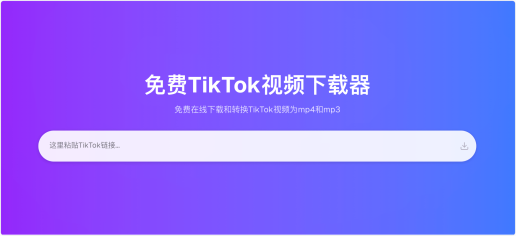 免费TikTok视频下载器
